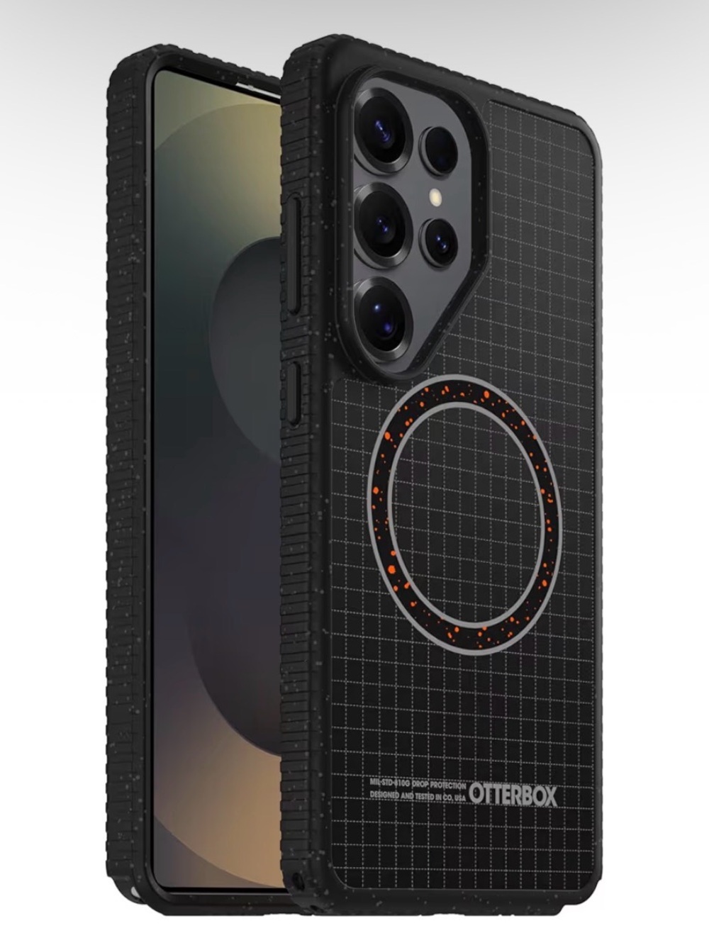 OtterBox Galaxy S26 Ultra Sole Series Magnetic Grippy Case Midnight Black